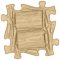 Muffik fatörzs puzzle bézs - kemény