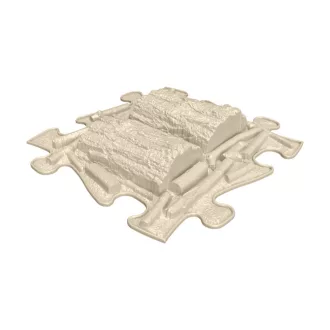 Muffik fatörzs puzzle bézs - kemény
