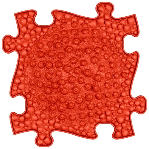 Muffik tengerpart puzzle piros - kemény