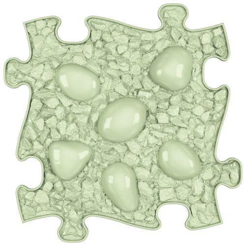 Muffik dínó tojás puzzle pasztell zöld - puha