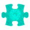 Muffik mini rét puzzle türkiz - puha