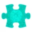 Muffik mini rét puzzle türkiz - puha