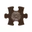 Muffik mini rét puzzle barna - kemény