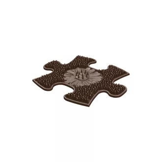 Muffik mini rét puzzle barna - kemény
