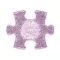 Muffik mini rét puzzle lila - kemény