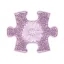Muffik mini rét puzzle lila - kemény