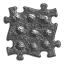 Muffik gesztenye puzzle lime - puha