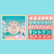 Billes & Co üveggolyó szett - small box - Miami Wave