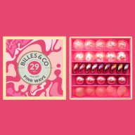 Billes & Co üveggolyó szett - small box - Pink Wave