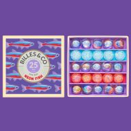 Billes & Co üveggolyó szett - small box - Neon Fish