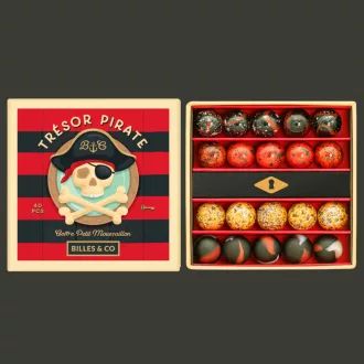   Billes & Co üveggolyó szett - small box - Little Pirate Treasure