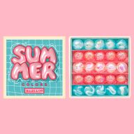   Billes & Co üveggolyó szett - small box - Summer colors floatie