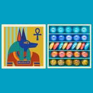 Billes & Co üveggolyó szett - small box - Anubis