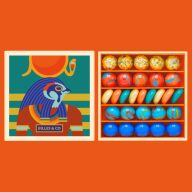 Billes & Co üveggolyó szett - small box - Horus