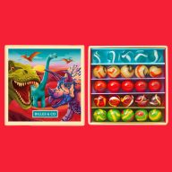 Billes & Co üveggolyó szett - small box - Dinosaurs