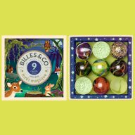 Billes & Co nagy üveggolyó szett - Magic forest