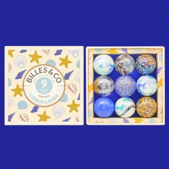 Billes & Co nagy üveggolyó szett - Seashells