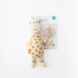 Matchstick Monkey rágózsiráf és zsiráfos plüss szett