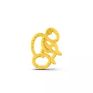 Matchstick Monkey mini táncoló Rágómaki - Sárga