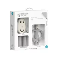   Matchstick Monkey fogzást könnyítő rágómaki szett - Világosszürke