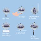 Djeco Ledes csodagiroszkóp - UFO Lighting Gyroscope