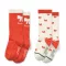 Liewood - Annette 2 pár zokni - Holiday bow apple red