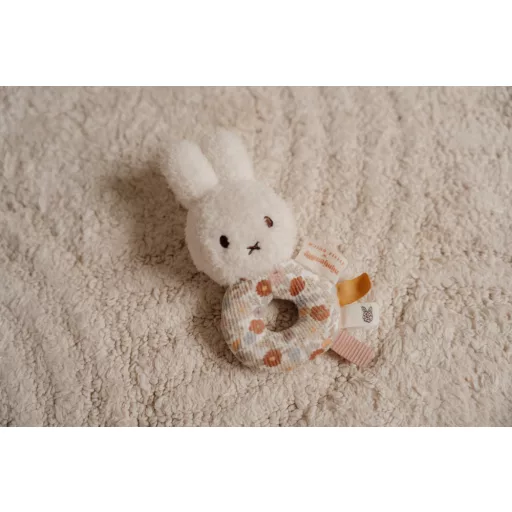 Little Dutch miffy plüss csörgő - vintage kis virágok