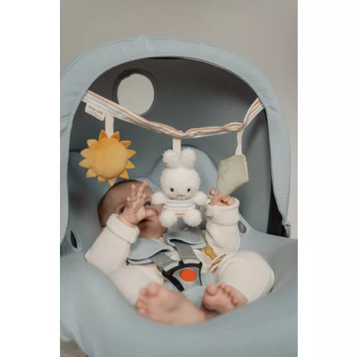 Little Dutch miffy babakocsi lánc - vintage csíkos
