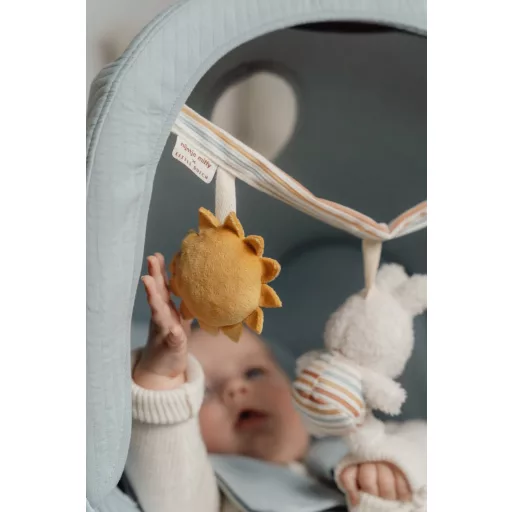Little Dutch miffy babakocsi lánc - vintage csíkos