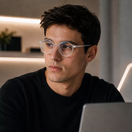 Olivio & Co felnőtt kékfényszűrős monitorszemüveg  - Jellyfish white