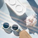 Olivio & Co polarizált gyerek napszemüveg 18-36 hó - Shark White - Ovális