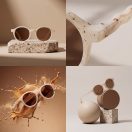 Olivio & Co polarizált napszemüveg 5-12 év - Vanilla brownie