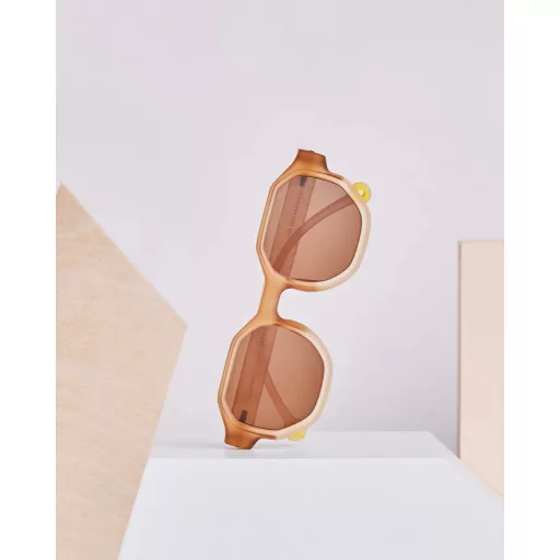Olivio & Co polarizált felnőtt napszemüveg creative - Colorblock Sand