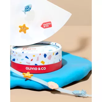Olivio & Co szilikon szemüvegpánt szett charmokkal - Blue