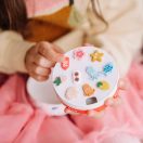 Olivio & Co szilikon szemüvegpánt szett charmokkal - Pink