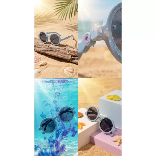 Olivio & Co polarizált napszemüveg 0-18 hó - Reef blue