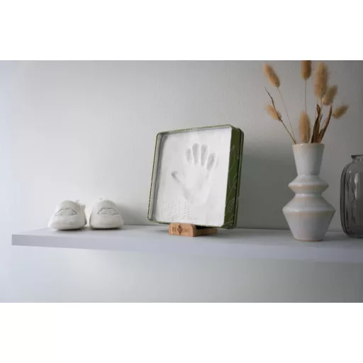 Petit Artichaut kéz- és lábnyomat készítő Baby Box négyzet - Olive Tree