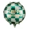 Kerek fólia lufi - Happy Birthday labdás - 35 × 35 cm