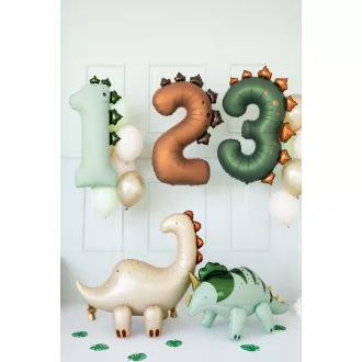 Számos fólia lufi - 2 - Dínós - 92 cm