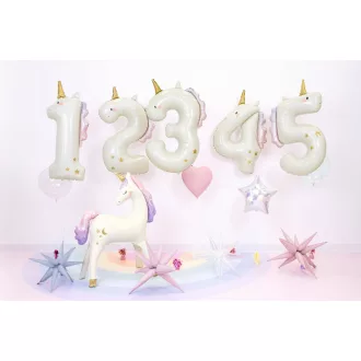 Számos fólia lufi - 1 - Unikornis - 93 cm