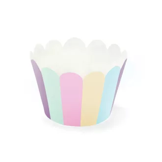 Muffin papír - Unikornis - 5 × 7,5 × 5 cm - 6 db