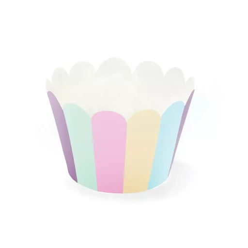 Muffin papír - Unikornis - 5 × 7,5 × 5 cm - 6 db