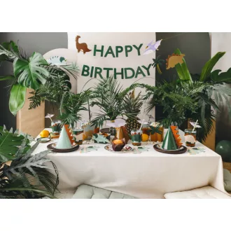 Happy Birthday felirat - Dínó - 3 m