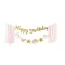 Happy Birthday felirat - Unikornis - 230 × 17,5 cm