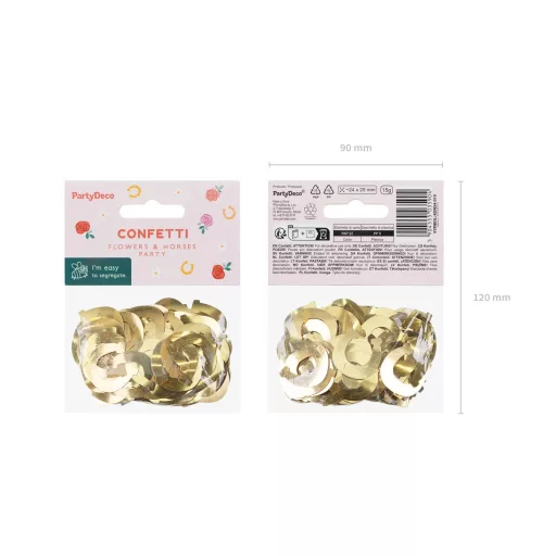 Konfetti - Patkó - arany - 15 g