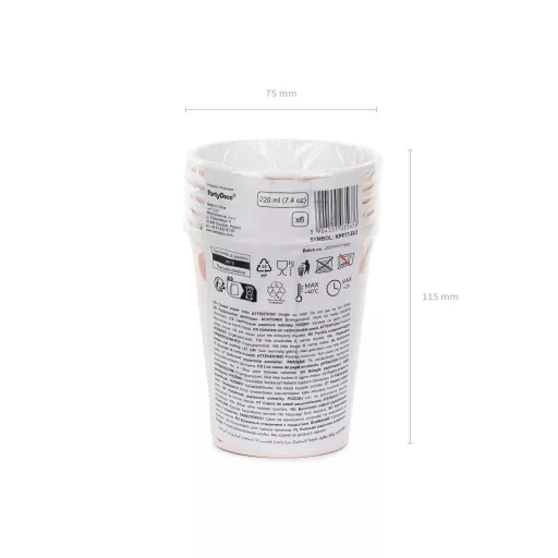 Papírpohár - Lovas - 220 ml - 6 db