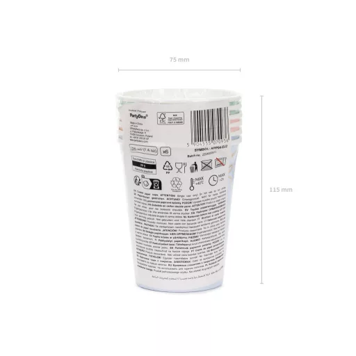 Papírpohár - Masnis - 220 ml - 6 db