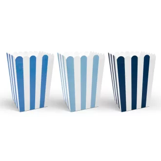 Popcorn doboz - Kisrepülő - 7,5 × 7,5 × 12,5 cm - 6 db