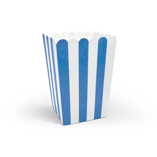Popcorn doboz - Kisrepülő - 7,5 × 7,5 × 12,5 cm - 6 db