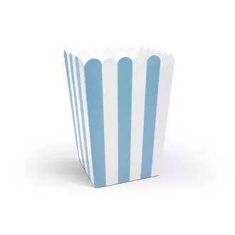 Popcorn doboz - Kisrepülő - 7,5 × 7,5 × 12,5 cm - 6 db